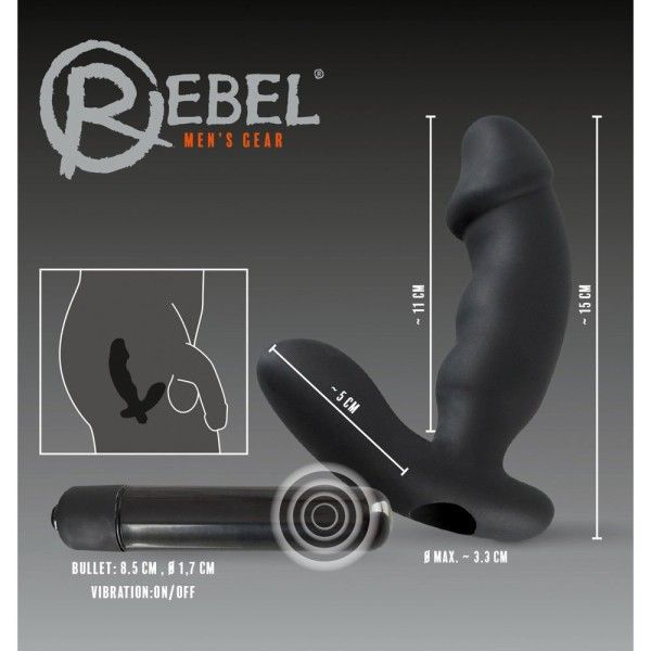 Vibratore prostatico Rebel manpleasureboutique.com