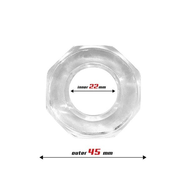 BEAST RINGS Anello per il pene super flessibile Poligono 2,2 cm